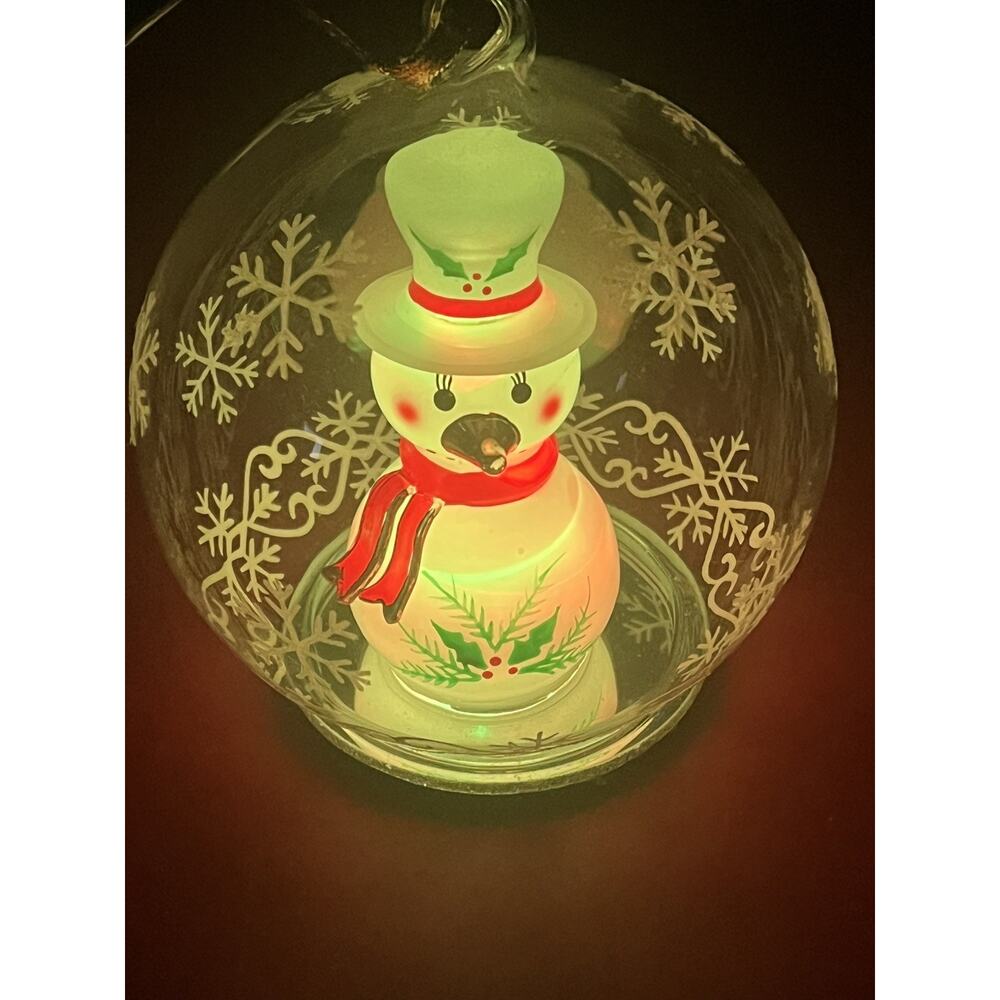 sorelle christmas tree and snowman globes